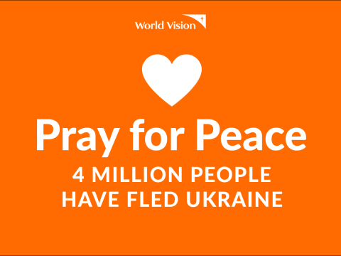 Pray for Peace as refugees hit 4 million from Ukraine