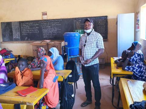 The director of Sakina school