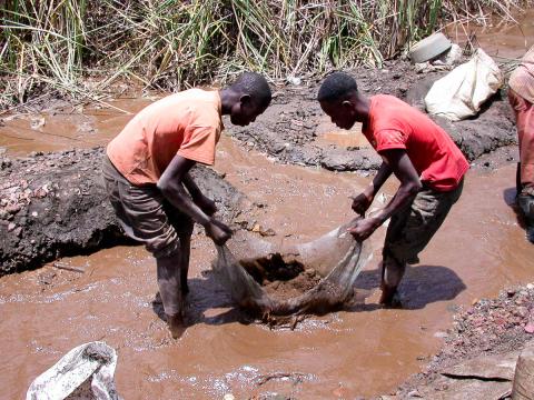 Children Mining Copper, South DRC