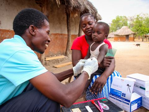 home malaria test in rural zambia3
