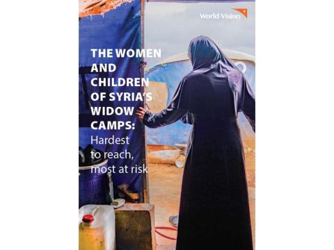 Widow camps report from Syria report cover