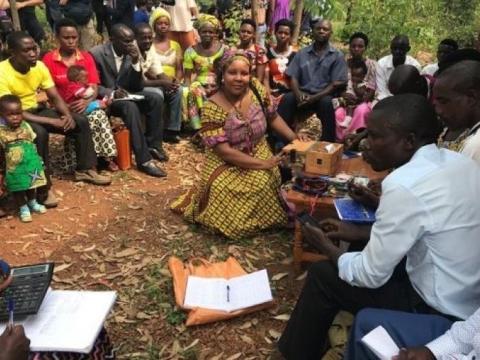 Women savings group in Rwanda