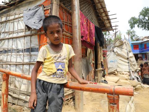 Ares can now use the toilet without his mother's help, thanks to the new handrail.