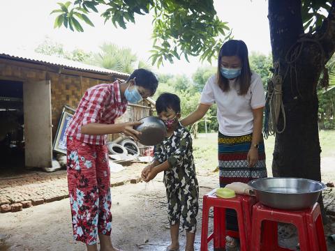 Access to clean water is critical to improved health.