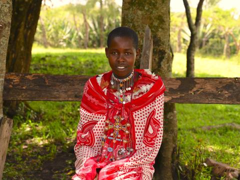 Leah ,14, advocates for the rights of children and is an avid anti-FGM champion in her community in Narok County.©World Vision Photo/Sarah Ooko.