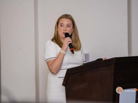 Irish Ambassador Mrs Claire Buckley 
