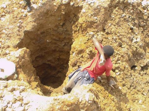 Rescuing and supporting children forced into illegal mining in Uganda