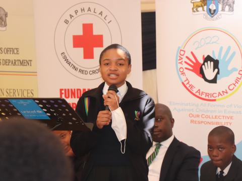 “PLEASE RECONSIDER CORPORAL PUNISHMENT IN SCHOOLS”- SWAZI NATIONAL HIGH SCHOOL PUPILS, Head girl Thabile 