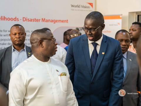 President of the Republic of Sierra Leone and WVISL National Director 