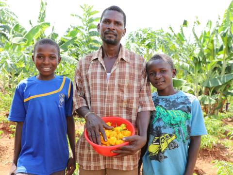 Nestory and his family