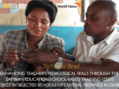  ZAMBIAN EDUCATION SCHOOL-BASED TRAINING (ZEST)
