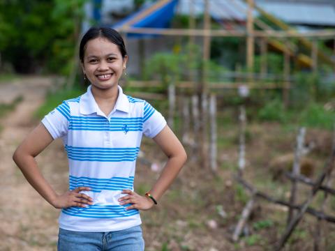 Alyza learns about personal development through child sponsorship