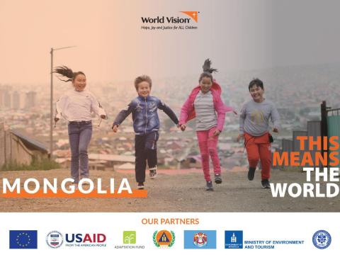 Disaster risk reduction work by World Vision Mongolia