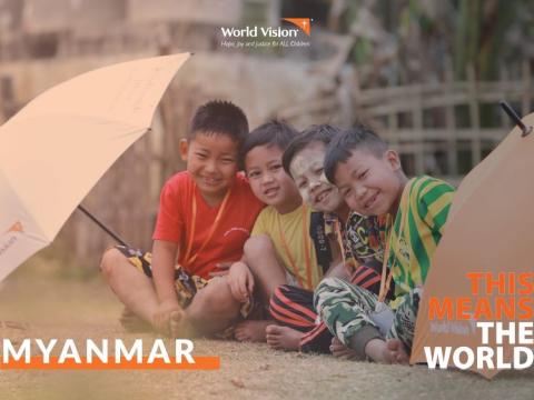 Disaster risk reduction work by World Vision Myanmar