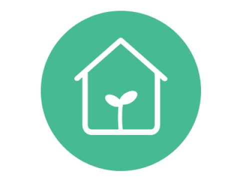house with seedling