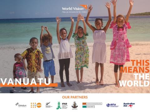 Disaster risk reduction work by World Vision Vanuatu