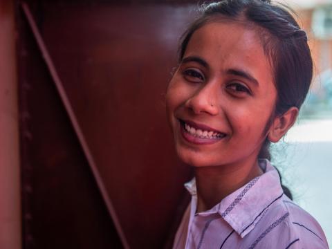 Child sponsorship helped Khubushu's family realise she should be in education, not married.