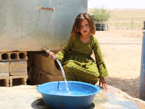 Maram is one of the children living in a village with the water provision project