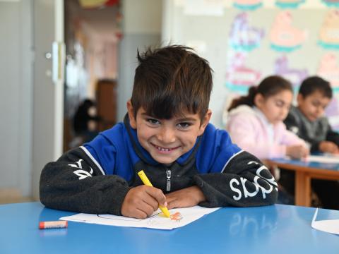 Child smiling