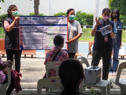 The Migrant Health Volunteers of the Vaccine Roll-out Project for Supporting Equitable Urban Vaccine Roll-out for Migrant Workers