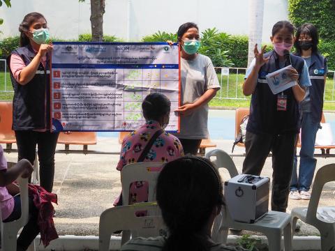 The Migrant Health Volunteers of the Vaccine Roll-out Project for Supporting Equitable Urban Vaccine Roll-out for Migrant Workers