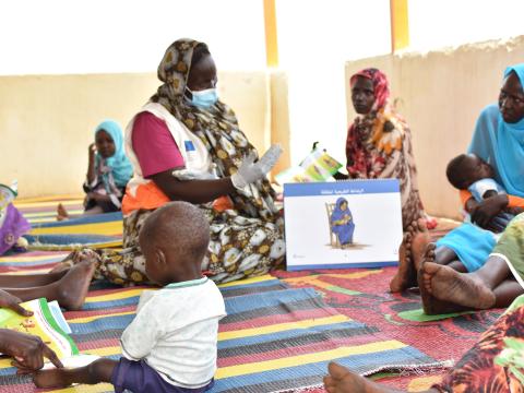 Community health worker in Sudan