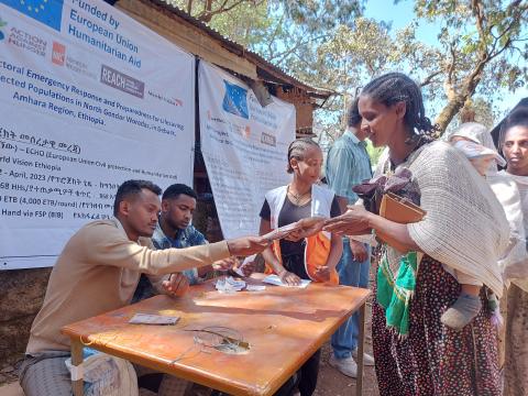 Tadela receiving cash support