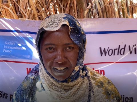 Harna, a member of the East Darfur child protection network, plays her part in reducing cases of FGM by creating awareness in her community.