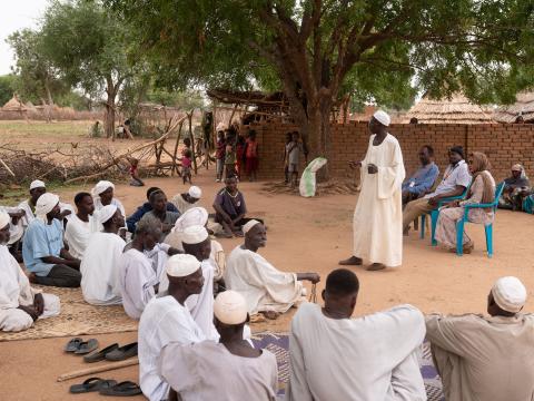 Local religious leaders trained by World Vision to create awareness on child protection issues such as FGM