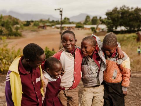 Boys in Malawi