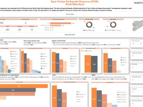 Syria & Türkiye Earthquake Rapid Assessment Report