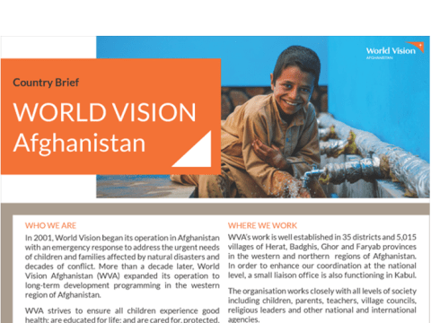 World Vision Afghanistan Country Brief - FY22