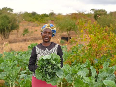 Water harvesting enables family to be food secure amid long droughts