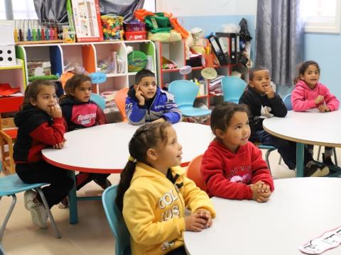 Group of Children in a kindergarten supported by World Vision