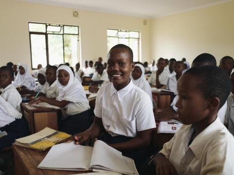  Esther’s favourite subject is science and she dreams of becoming a doctor one day. 