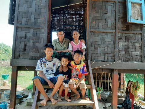 Htet and his family