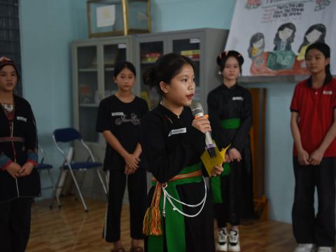 Children boldly speak up and share their opinions