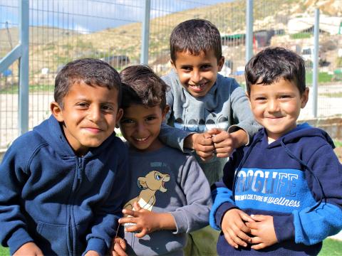 Palestinian children from Jenin - World Vision