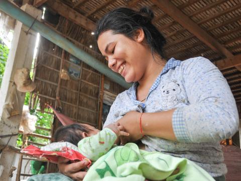 Breastfeeding Mother Cambodia