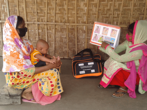 Bangladesh Care Groups WVC Poster Photo