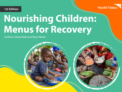Cover for Nourishing Children Menus for Recovery