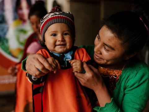 Mother and daughter from Guatemala