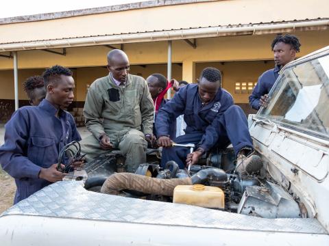 Morans undergo vocational training in Samburu at Maralal Technical & Vocational Training Center 