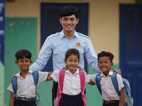 Kim Long gained knowledge and experience from World Vision to help children through my teaching.