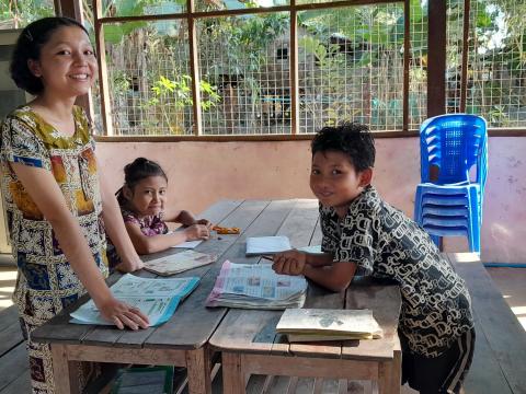 Thu Thu, a child leader in World Vision’s programme.