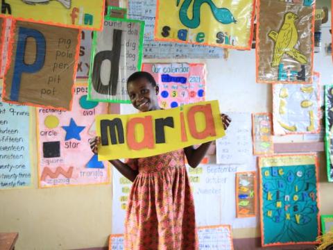 Print-rich classrooms support early learning in Uganda