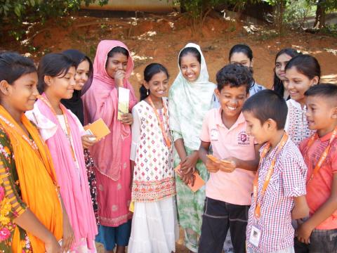Group of children from Bangladesh