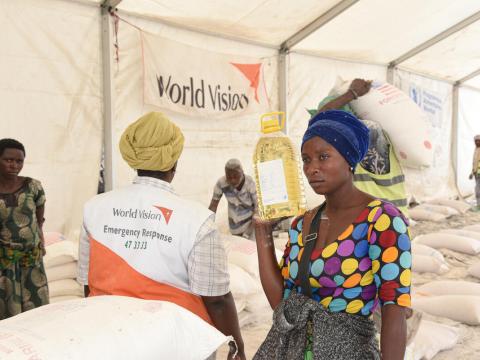 Aid distribution in DRC 2023