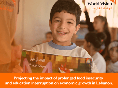 Projecting the impact of prolonged food insecurity and education interruption on economic growth in Lebanon.