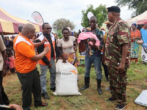 Families delighted to receive assistance following floods